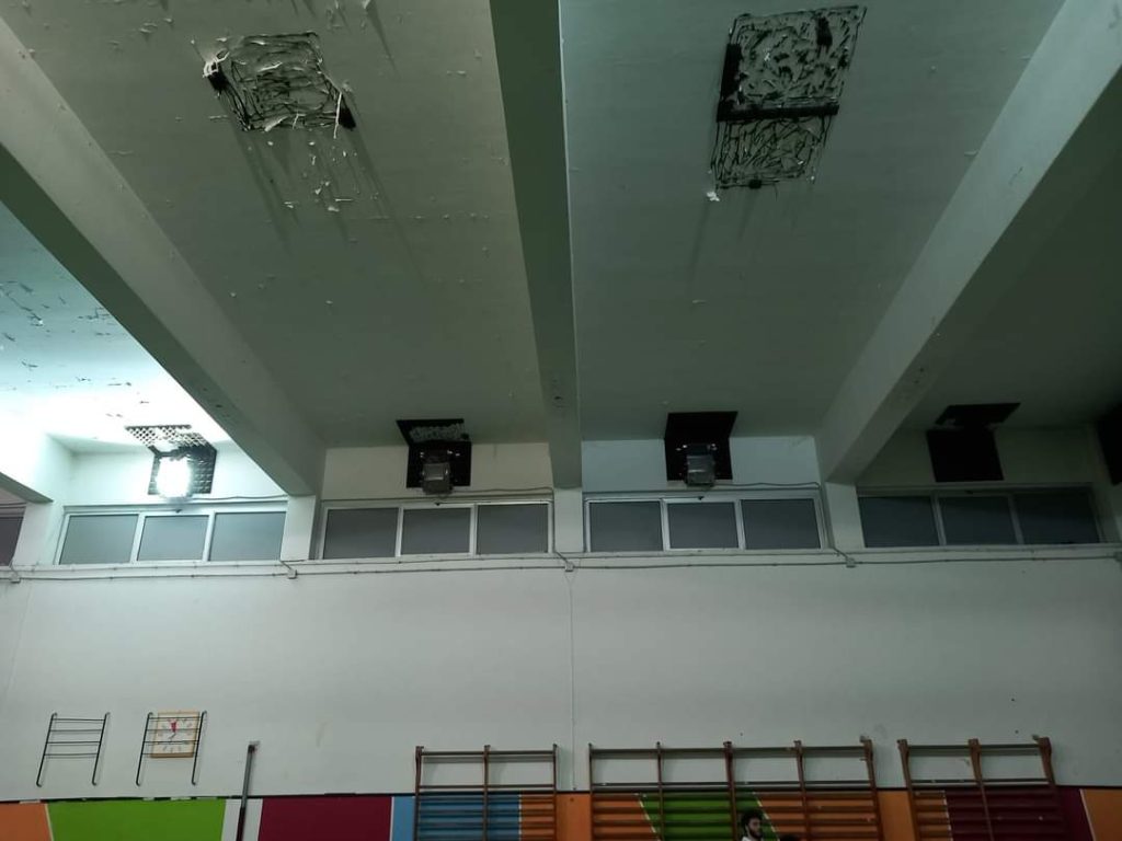 palestra scuola Cerveteri S. D'Acquisto