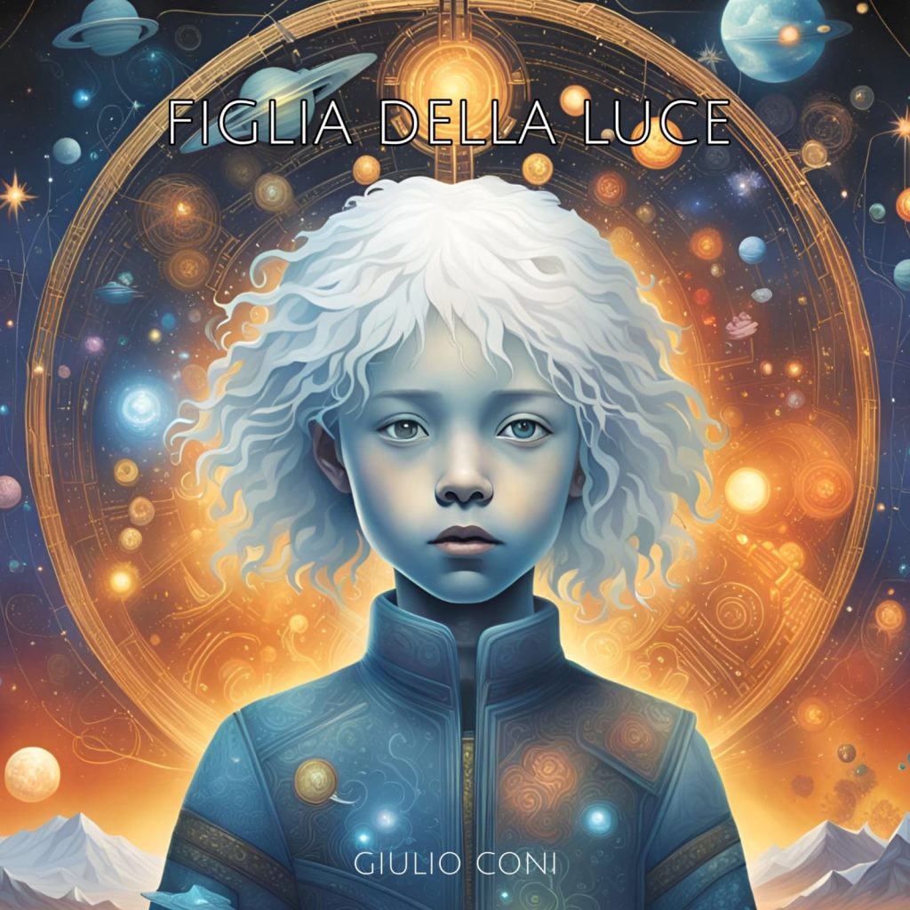 libro "Figlia della luce" il primo romanzo di Giulio Coni