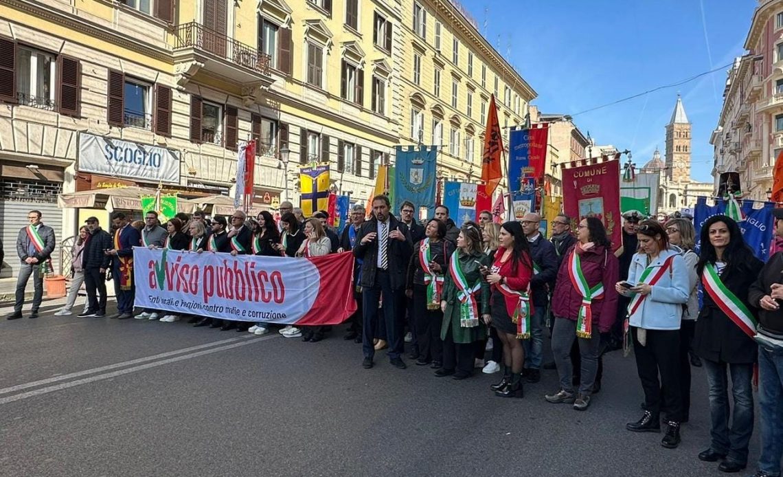 Cerveteri: Uniti per dire no alla mafia” presente alla manifestazione di Roma