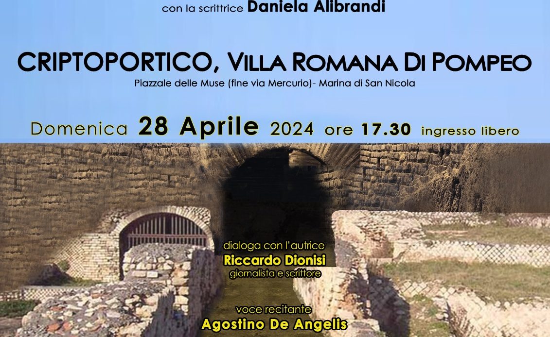 Marina di San Nicola: oggi la presentazione di "Delitti Sommersi" di Daniela Alibrandi