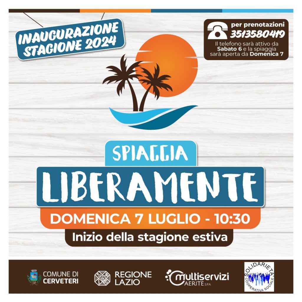Cerveteri: al via la spiaggia "Liberamente", un'oasi di inclusione per tutti