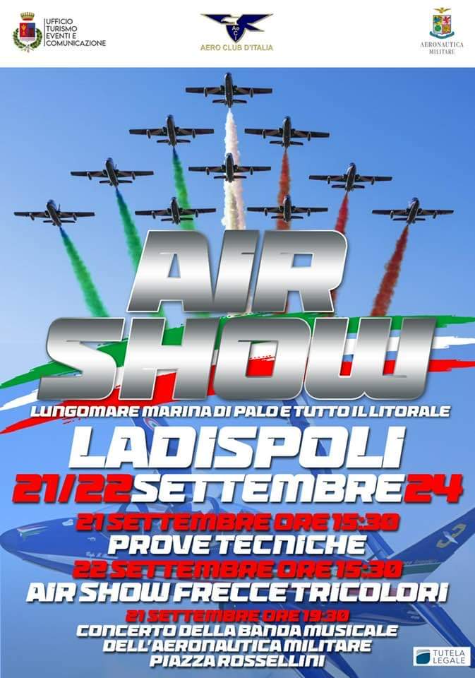 Ladispoli, poco più di una settimana all’Air Show: il 22 settembre l’esibizione