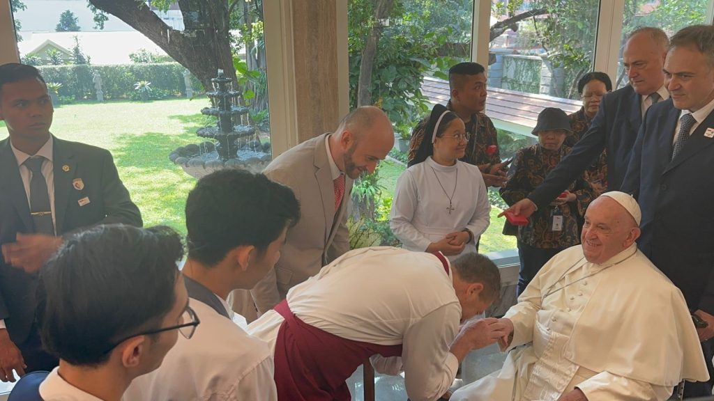 Roberto Fiorini, chef di Cerveteri, ha cucinato per Papa Francesco