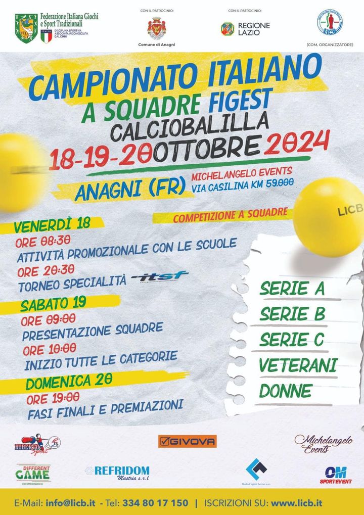 Una squadra di Ladispoli al Campionato Italiano di Calciobalilla