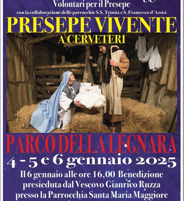Cervteri, torna il Presepe Vivente al Parco della Legnara