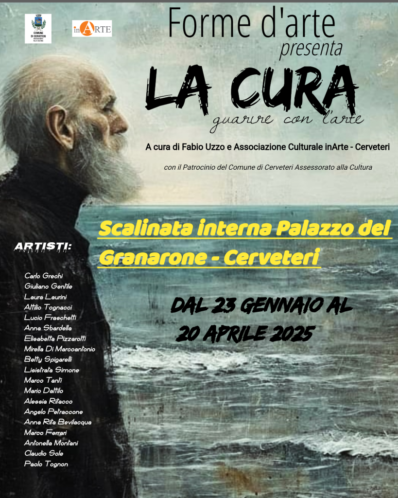 Cerveteri, dal 23 la mostra "La Cura, guarire con l'arte"