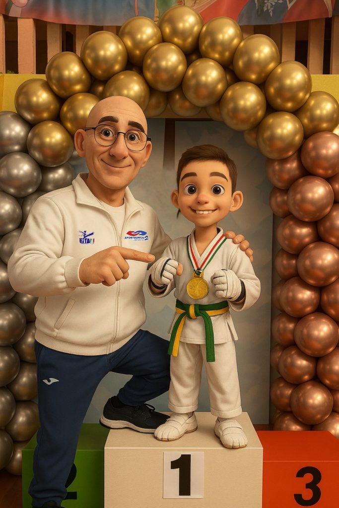 Sport e cuore: il Braccianese Francesco Curcio vince la medaglia d’oro nel Kim e Liù Centro 2025
