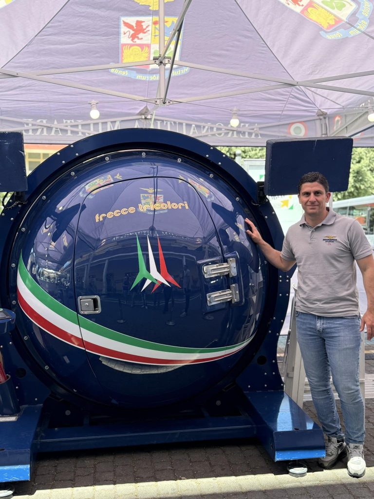 Ladispoli Air Show 2025, area azzurra in Piazza Marescotti