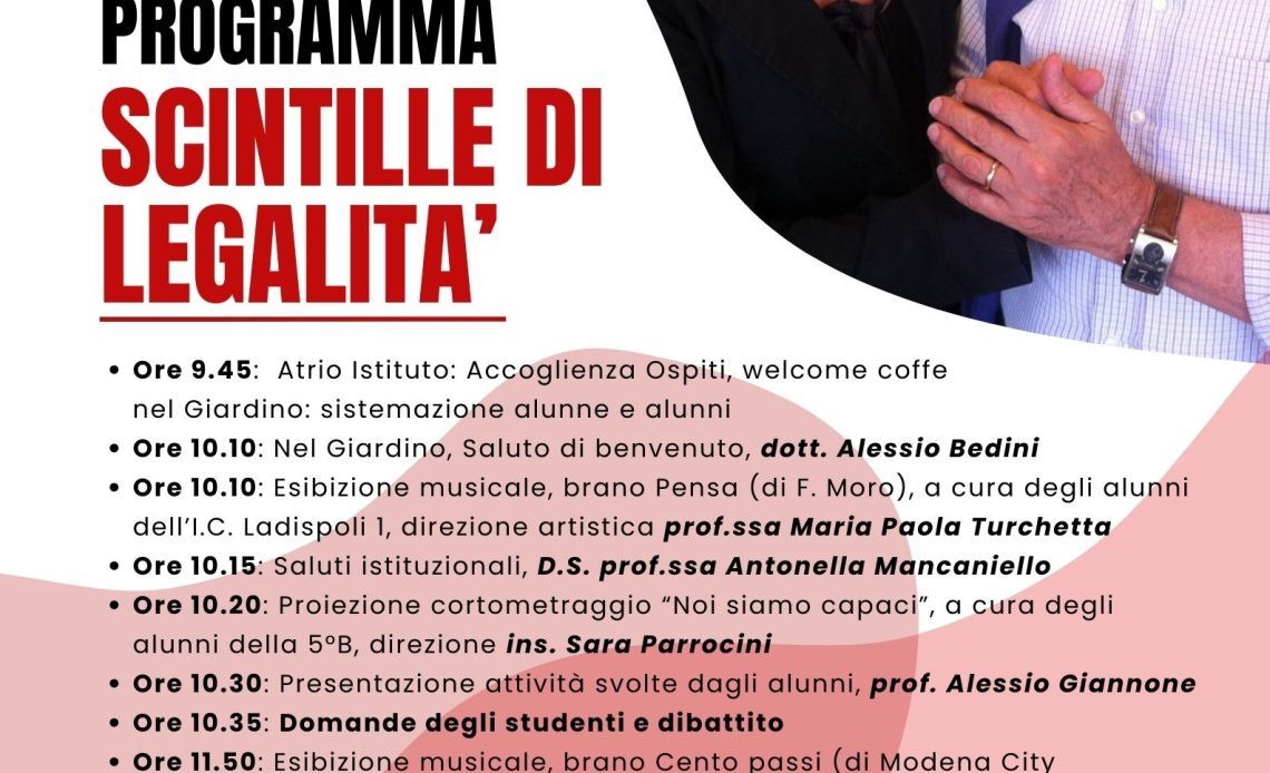 L’I.C. Ladispoli 1 accende le “Scintille di Futuro” con Pietro Grasso