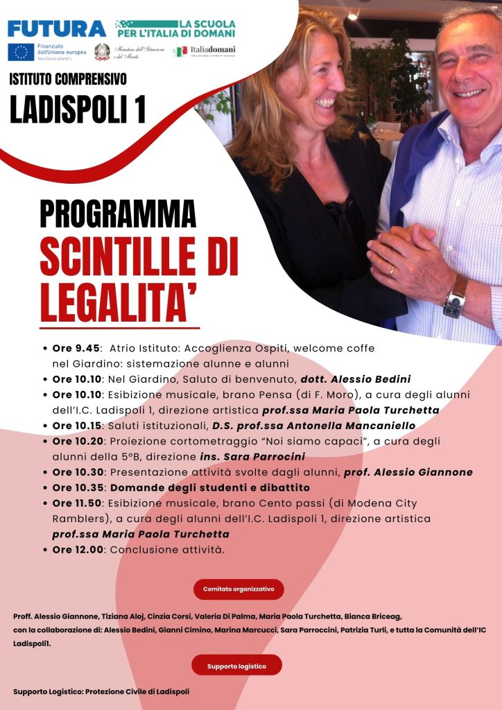 L’I.C. Ladispoli 1 accende le “Scintille di Futuro” con Pietro Grasso