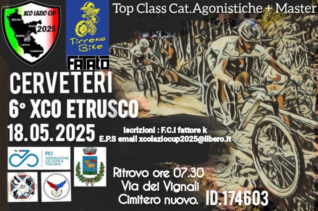 Con la Tirreno Bike il grande ciclismo arriva a Cerveteri: appuntamento da non perdere domenica