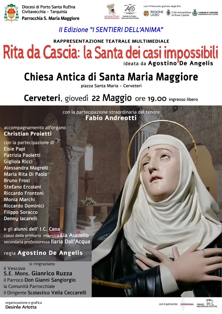 Cerveteri, nella Chiesa Antica di Santa Maria Maggiore un Omaggio a Santa Rita da Cascia