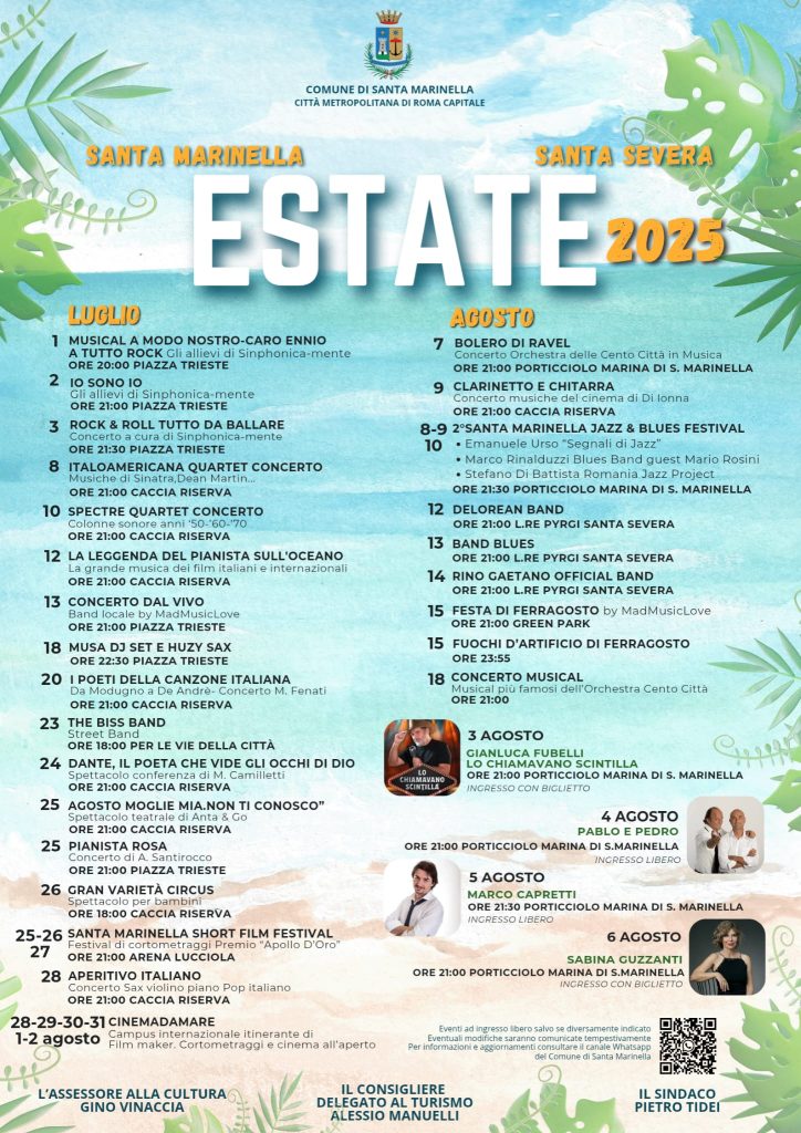 Santa Marinella, con il solstizio prende il via il Cartellone estivo