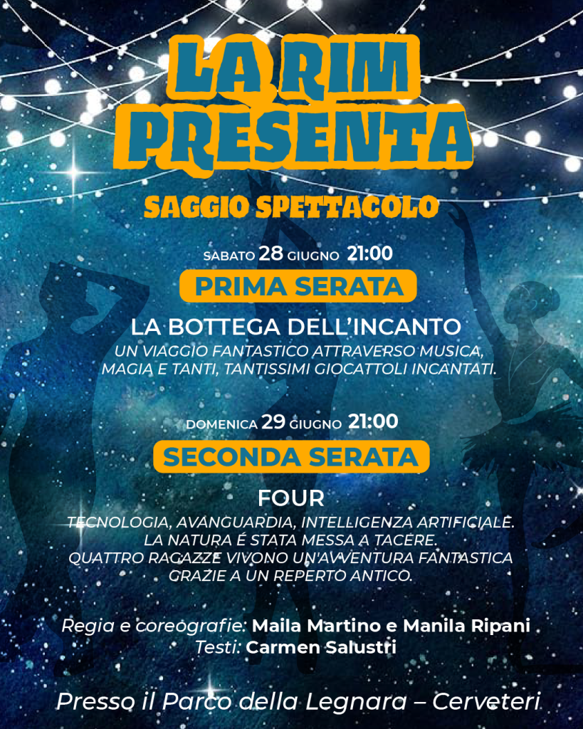 Cerveteri, al Parco della Legnara in arrivo due serate di danza e spettacolo