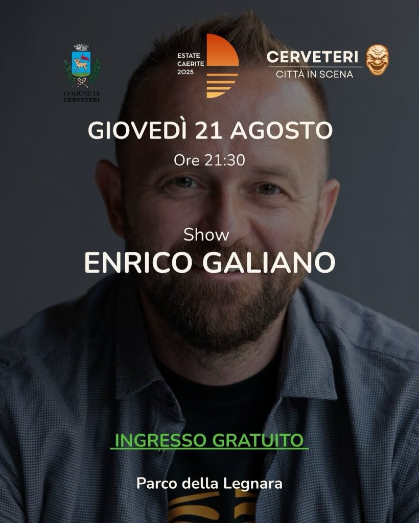 A Cerveteri arriva Enrico Galiano, il professore più amato di web e Tv