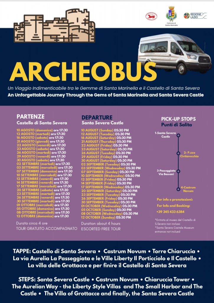 Santa Marinella: Parte l'Archeobus, in tour per la città