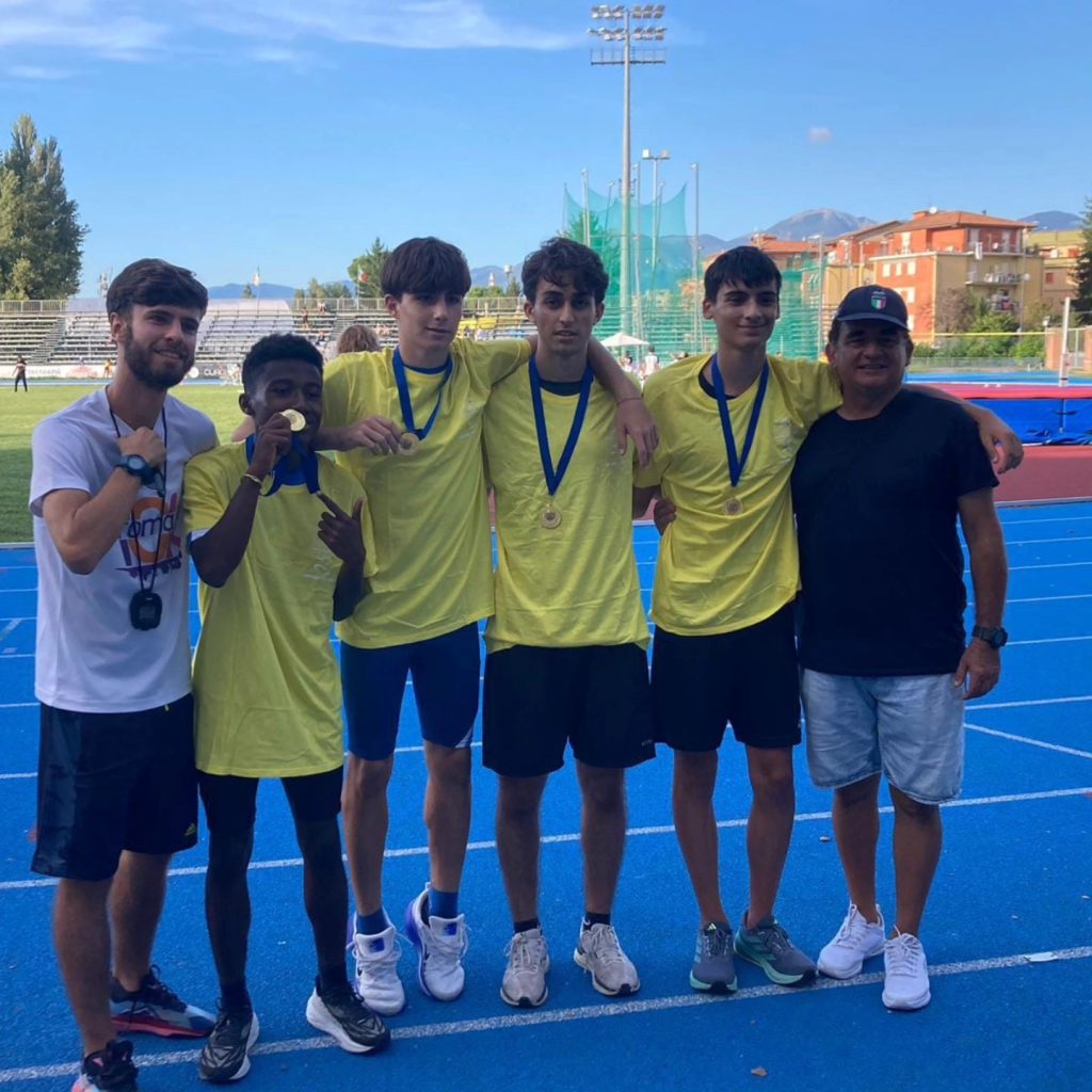 Festeggia la Cerveteri sportiva: titolo regionale nella 4x100 a Rieti, e finale Under 20 a Leiria in Portogallo