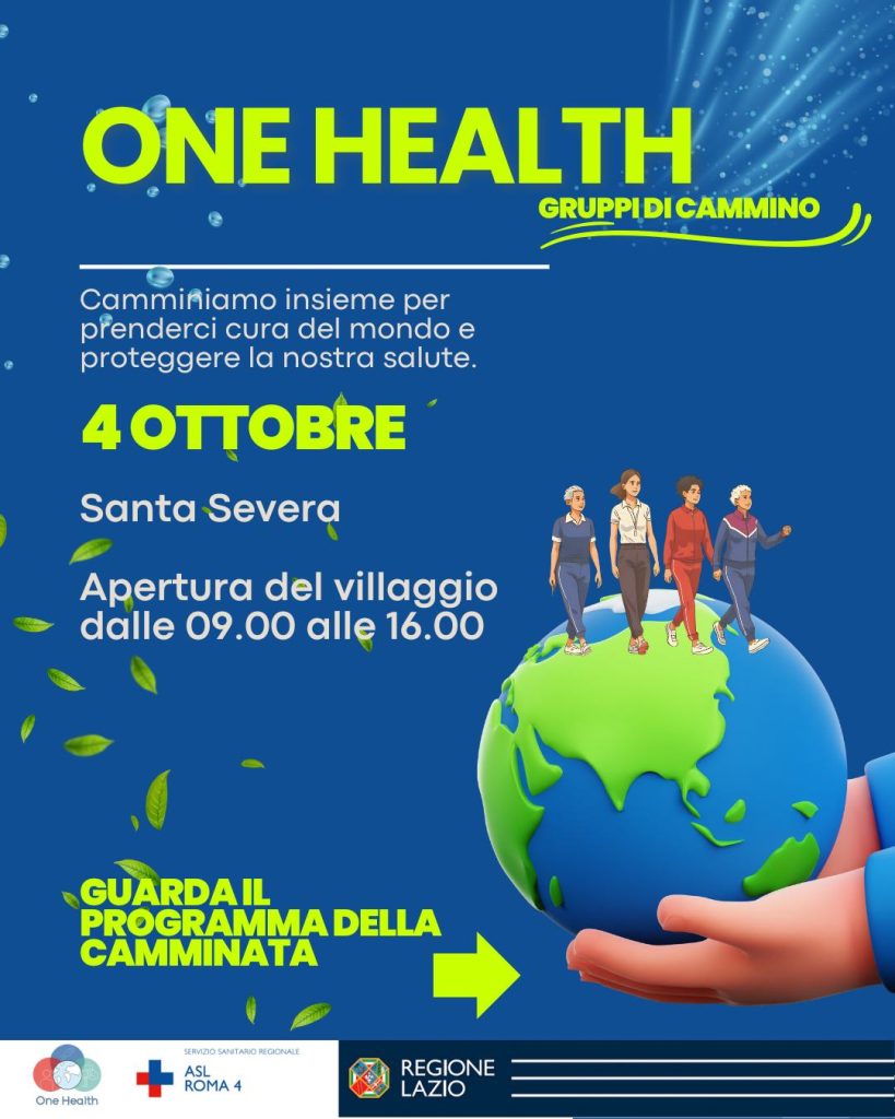 Asl Roma 4, il 3 e 4 ottobre al Castello di Santa Severa "One Health"