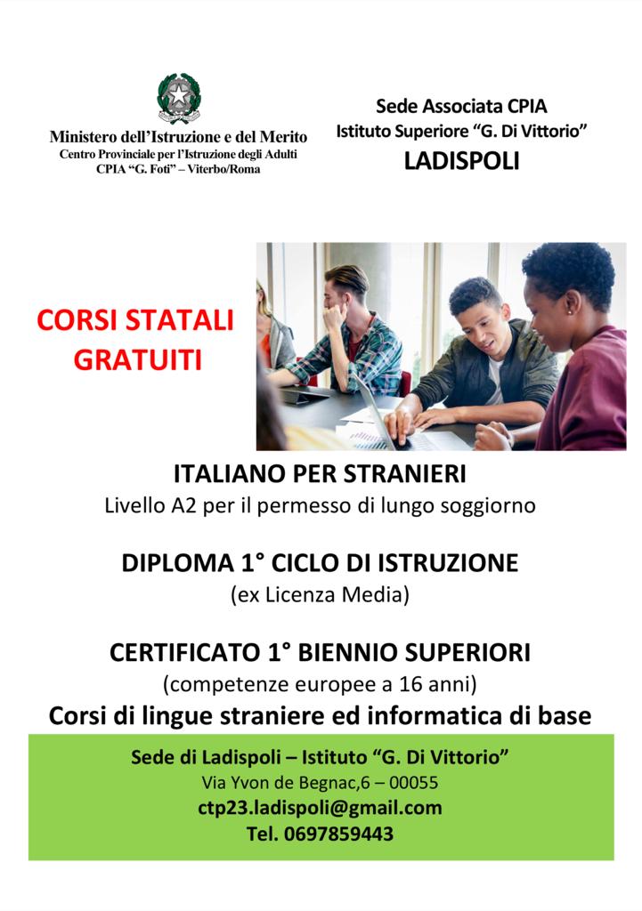 Il C.P.I.A. “Giuseppe Foti” a Ladispoli: una seconda occasione per crescere, studiare e costruire il proprio futuro