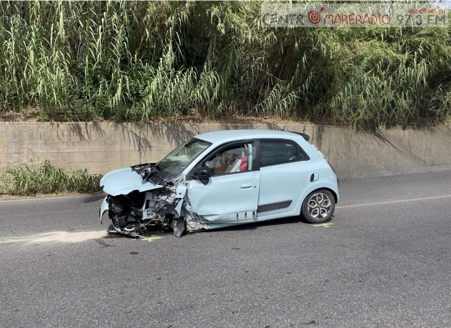 Frontale sulla Settevene Palo, donna in codice rosso