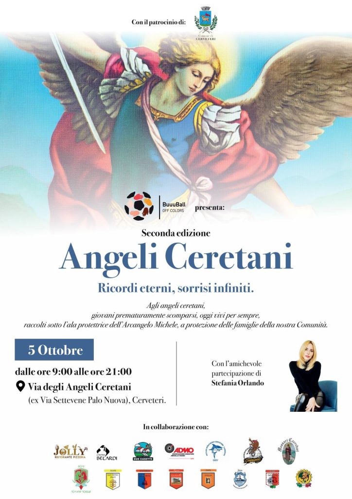 Cerveteri, domani si svolgerà la seconda edizione di “Angeli Ceretani”, che ricorda i giovani scomparsi prematuramente