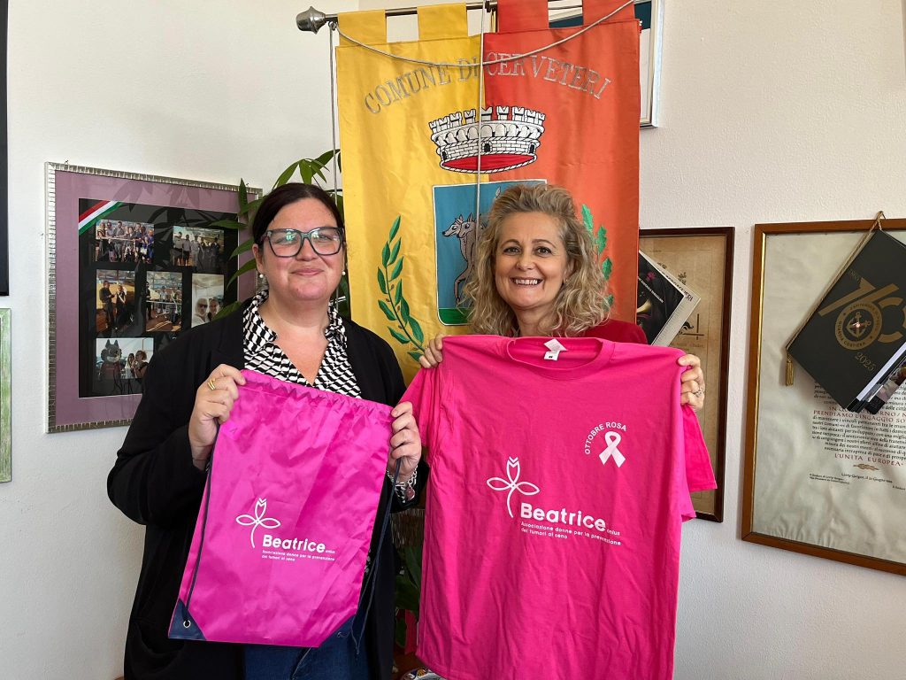 Cerveteri, per Ottobre Rosa comune e Multiservizi con "Beatrice Onlus": insieme per la prevenzione del tumore al seno