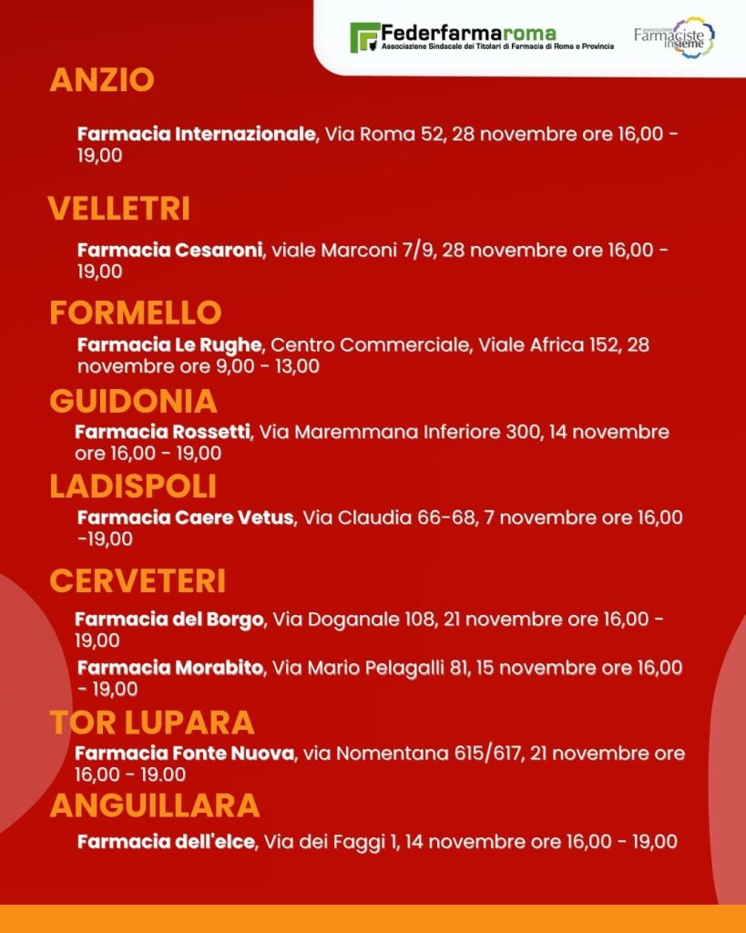 “Il consenso non si scioglie in un drink”. A novembre test gratuiti anti-drink drogati nelle farmacie di Roma e provincia