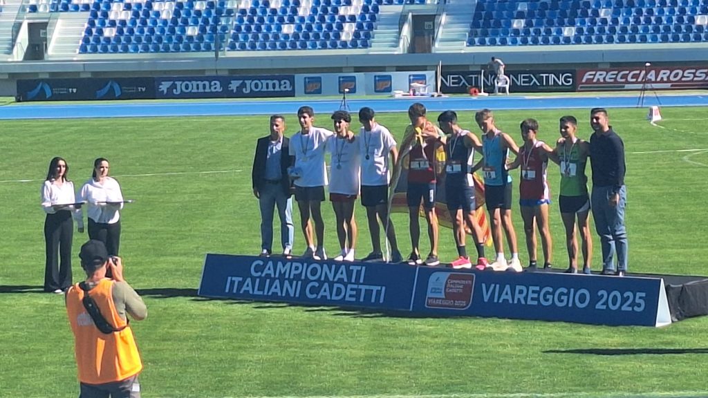 Viareggio, impresa del ceretano Alessio Fantini: 3° in Italia nei 1000 m