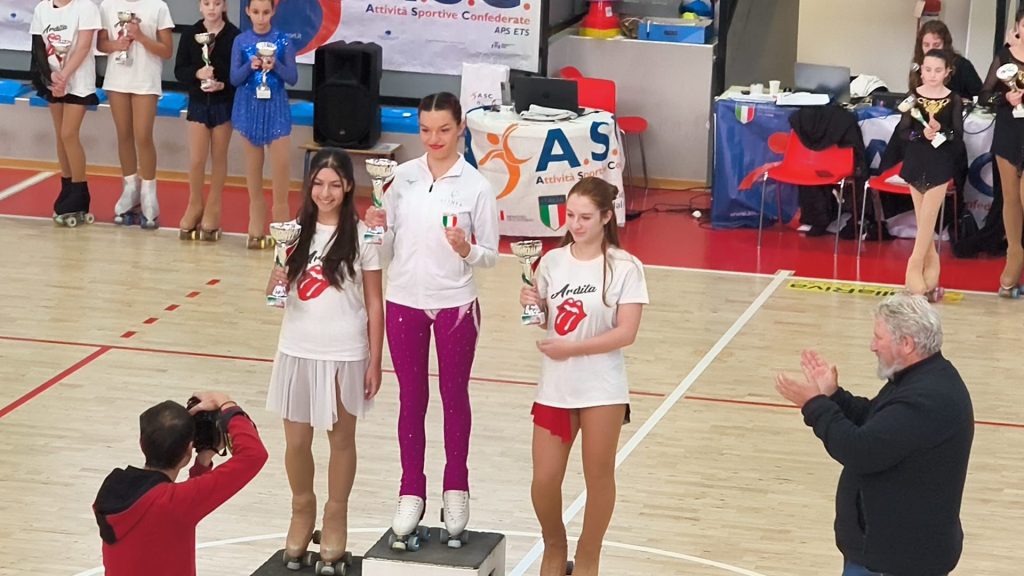 Ladispoli, Isabel Di Maro vince la Coppa Italia ASC di pattinaggio