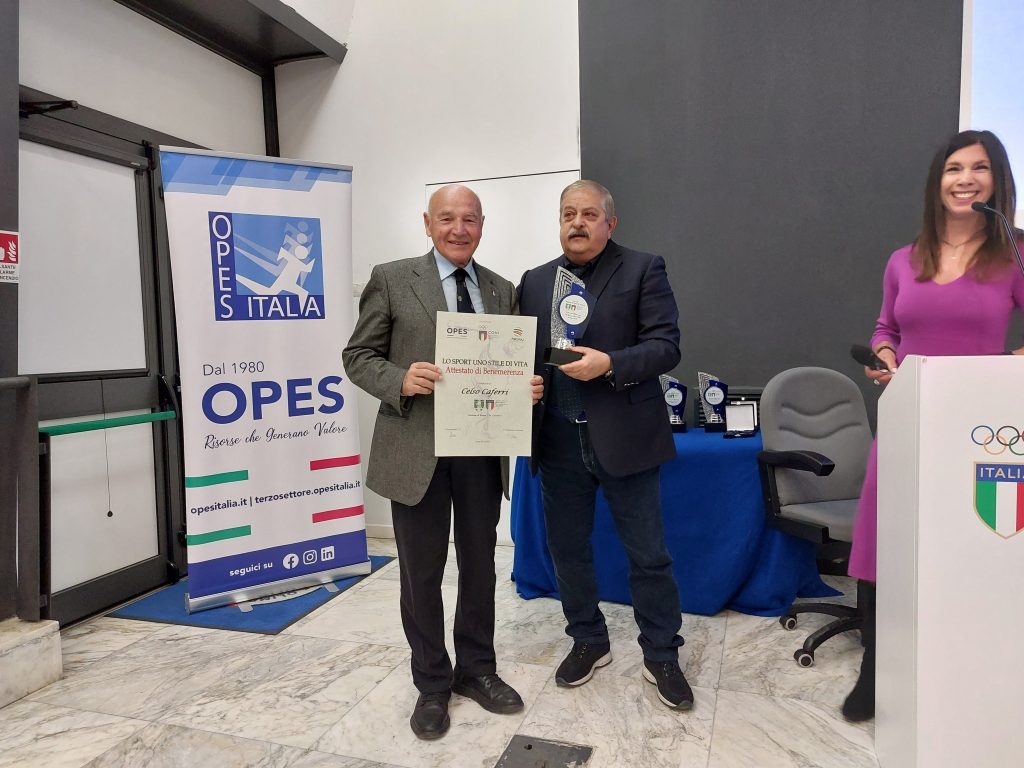 Cerveteri, conferito al Presidente dell’Associazione Nautica Campo di Mare, Celso Valerio Caferri, il premio “Una Vita per lo Sport”