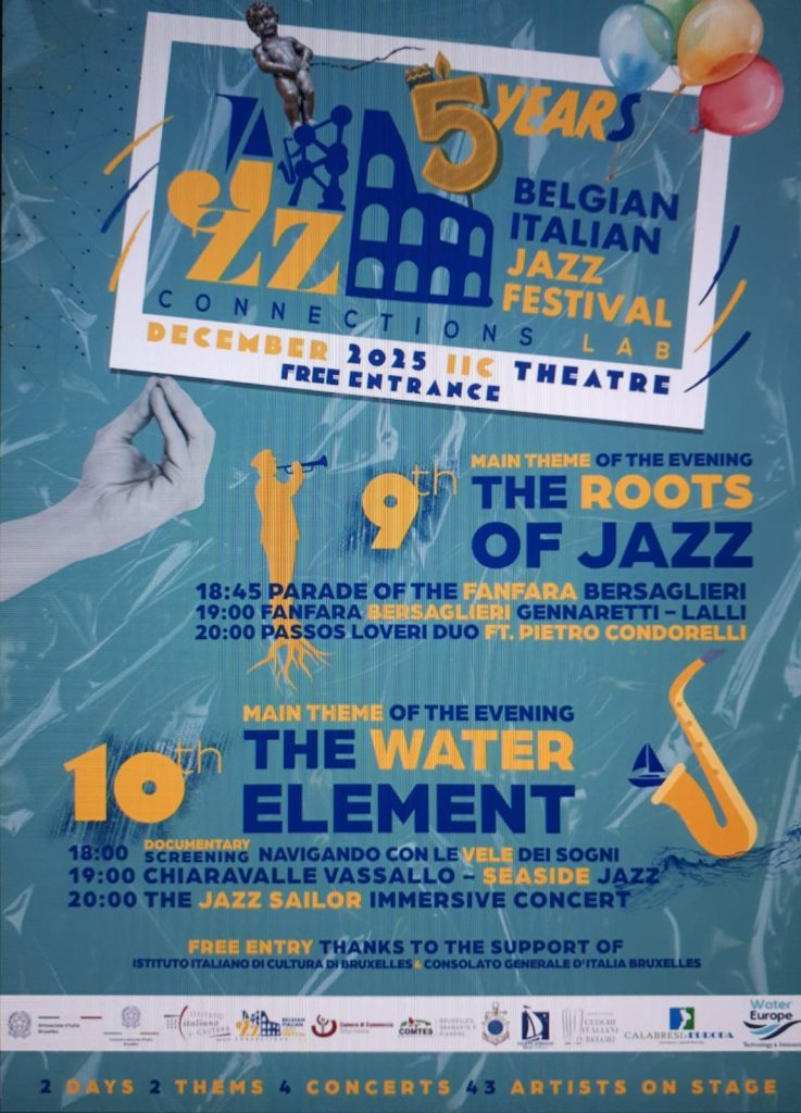 La Fanfara dei Bersaglieri di Ladispoli protagonista al Belgian Italian Jazz Festival di Bruxelles