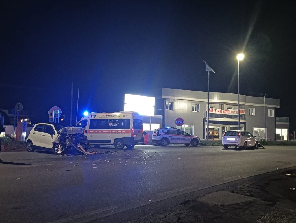 Cerveteri, un brutto incidente davanti l’incrocio tra Via della Lega e Via degli Angeli Ceretani