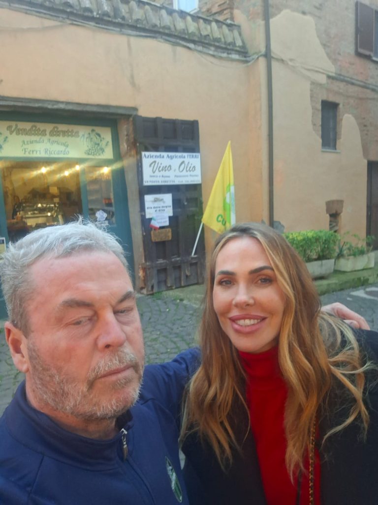 Hilary Blasi sceglie Ceri per una tappa all’insegna dei sapori del territorio