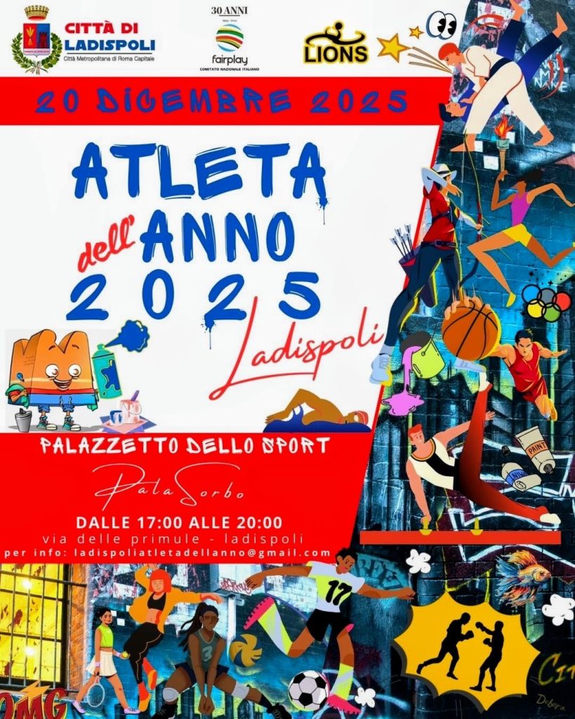 Ladispoli, sabato 20 dicembre torna "Atleta dell'anno"