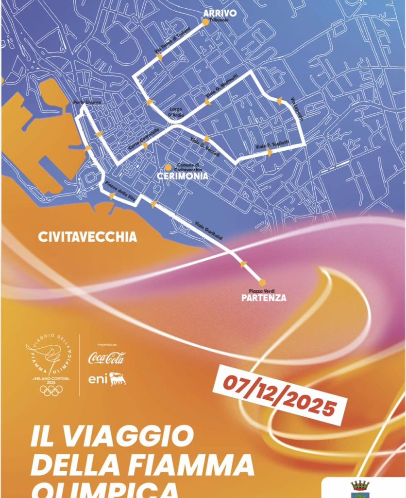 Civitavecchia domani accoglie la Fiamma Olimpica
