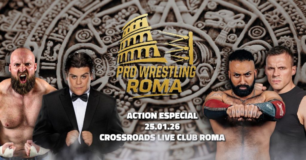 Wrestling a Roma: Il 25 gennaio l’evento “Action Especial” al Crossroads Live Club