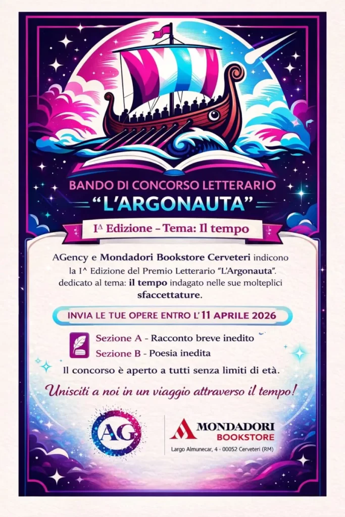 “L’Argonauta”: a Cerveteri nasce il primo concorso letterario dedicato alla scrittura