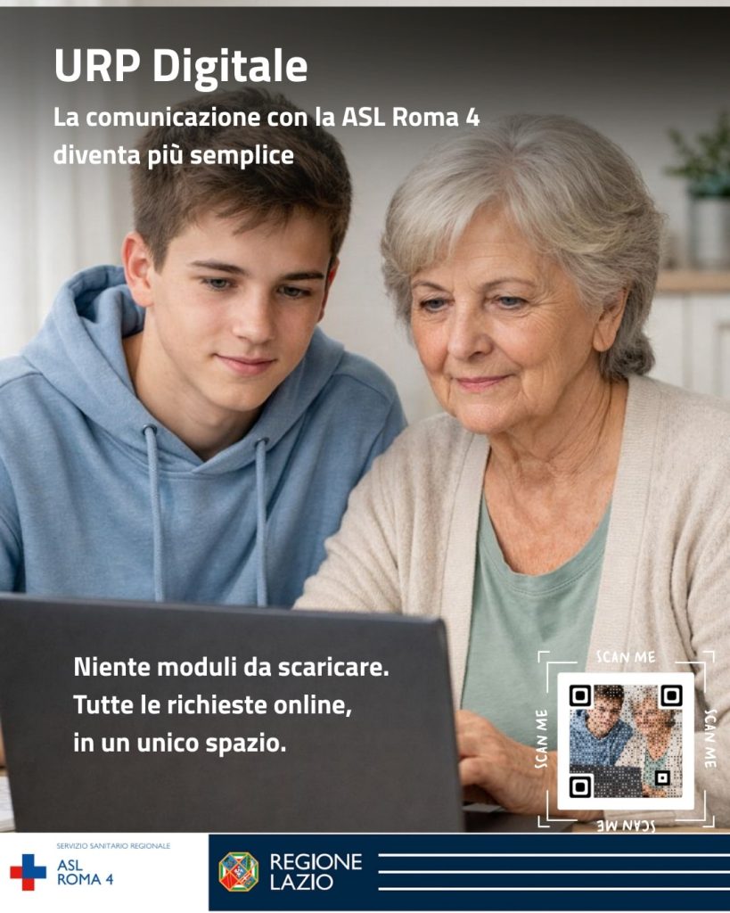Dal 1° marzo l’URP della ASL Roma 4 diventa digitale