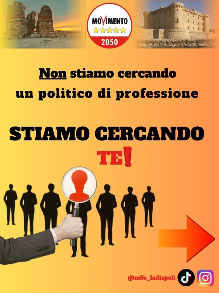 Ladispoli, il Movimento 5 Stelle ricerca di un candidato Sindaco under 40 proveniente dalla società civile