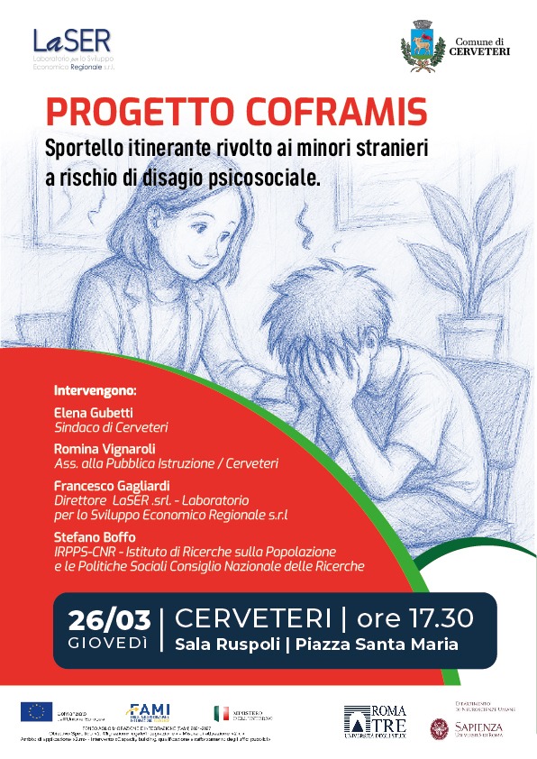 A Cerveteri nasce “Coframis”: assistenza e prevenzione per i ragazzi stranieri minorenni