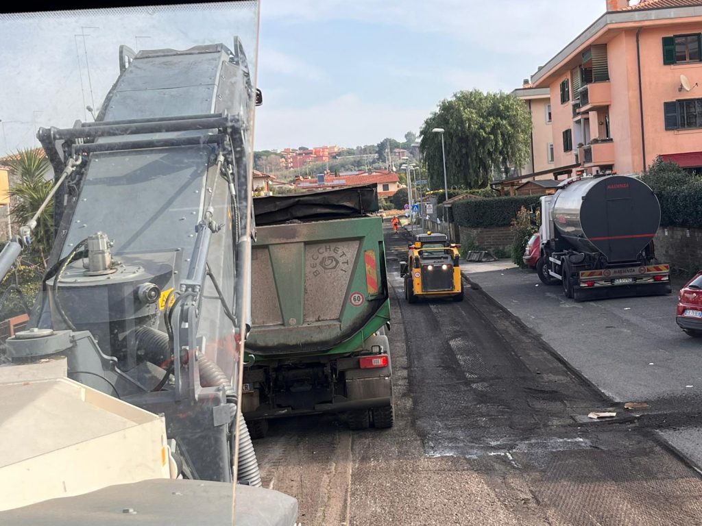 Cerveteri, continua il “Piano Asfalti”: cantieri aperti in via Sandro Pertini e via Vitaliano Marini
