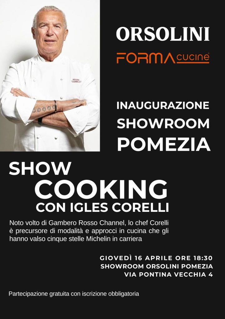 Orsolini, giovedì 16 l'inaugurazione dello Showroom di Pomezia