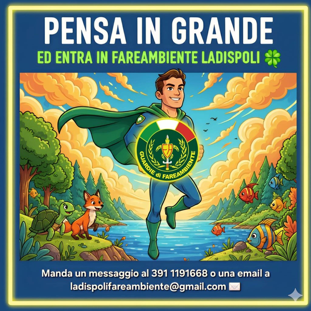 La famiglia delle Guardie Ecozoofile di Fare Ambiente Ladispoli cresce ancora: aperte le iscrizioni