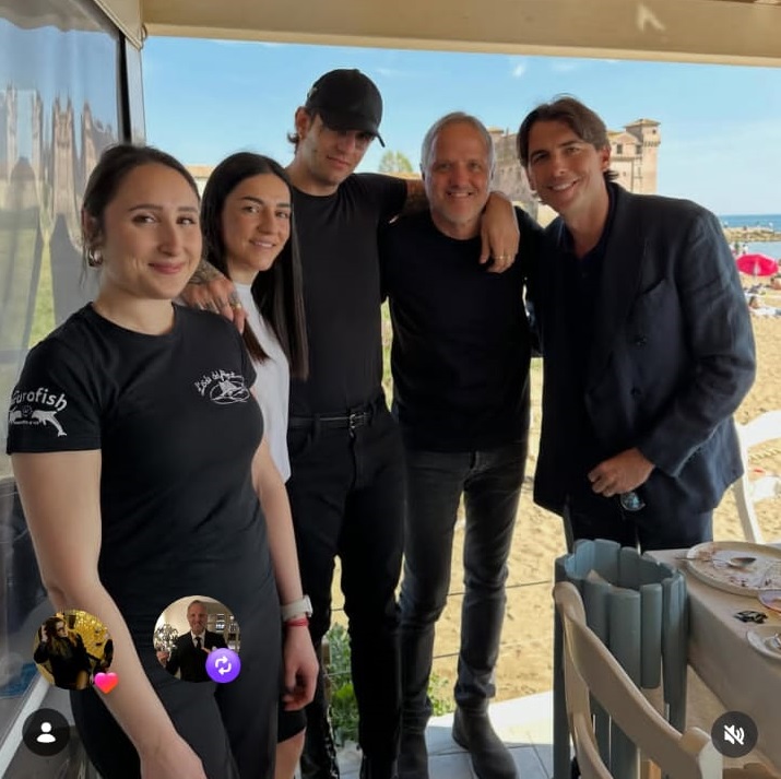 Achille Lauro a pranzo all’Isola del Pescatore di Santa Severa