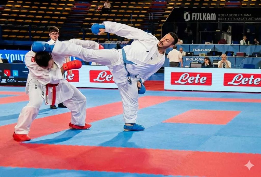 Il karate di Cerveteri conquista un altro podio nazionale con Khalid Aboujid