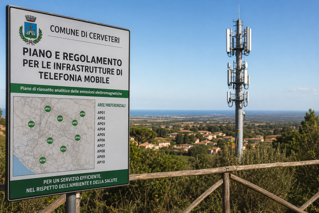 Il Piano Antenne di Cerveteri non è stato annullato. La sentenza del Consiglio di Stato può anzi favorire il Comune