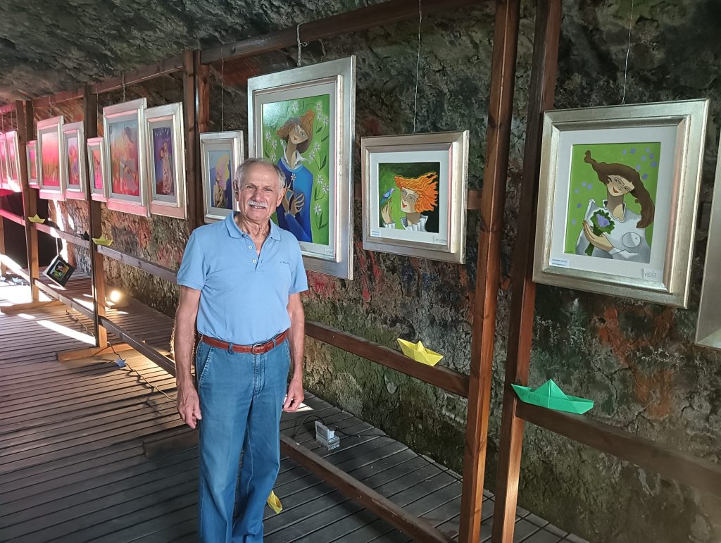 Ladispoli, il pittore Giuliano Gentile alla Grottaccia con la mostra “Ricordati di sorridere”
