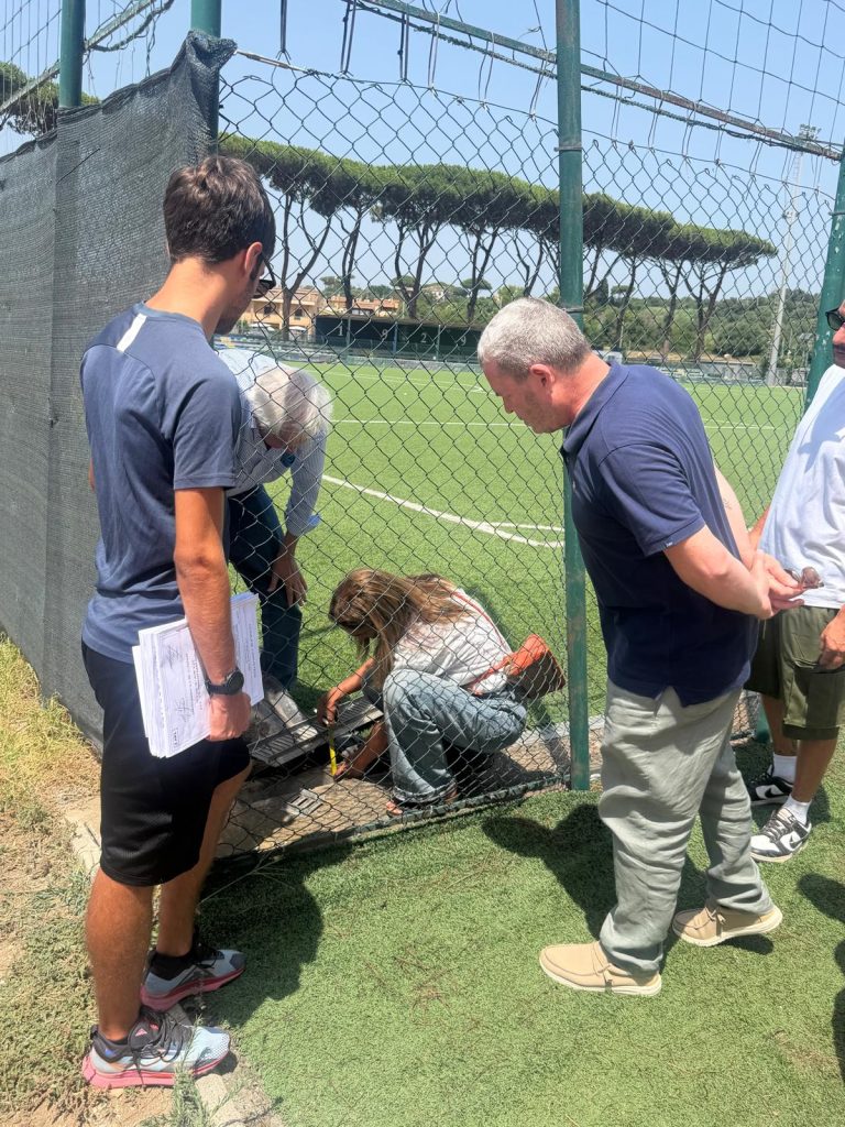 Cerveteri, Campo Galli: sopralluogo tecnico in vista della riqualificazione dell'impianto sportivo