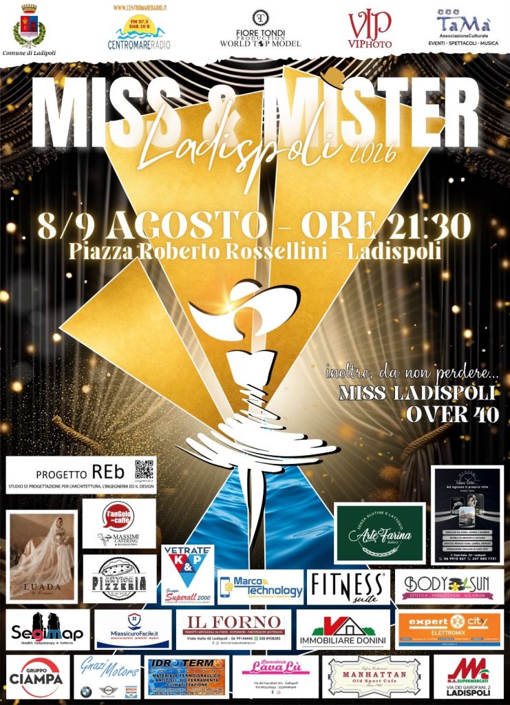 Miss Ladispoli 2026, tutto pronto per la XXII edizione