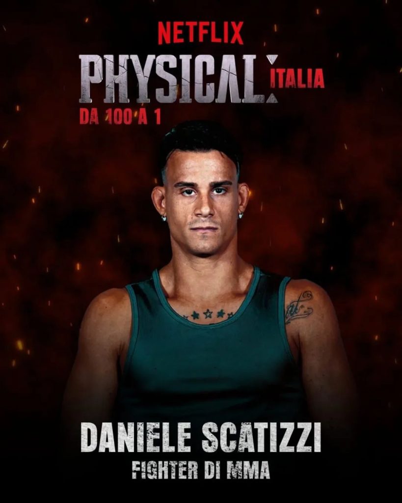 Dalla gabbia all’arena di Netflix: Daniele Scatizzi tra i 100 di Physical Italia